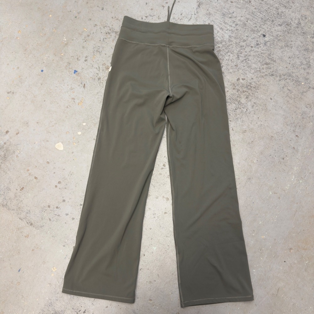 Vuori VW489 Women Olive Green Wide Leg Drawstring Performance Pants Size M - Picture 5 of 7